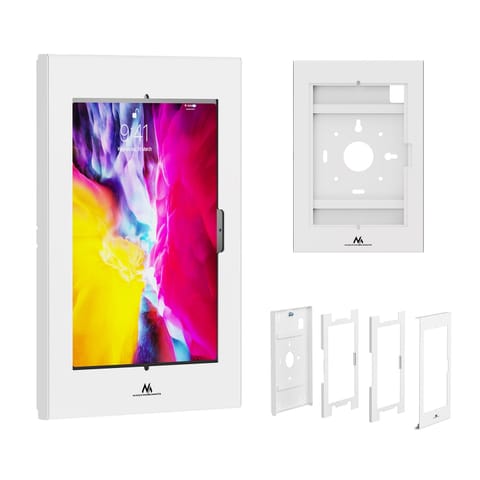 ⁨Uchwyt reklamowy do tabletu Maclean, z blokadą. 10.9"-11", iPad Air/ Pro, Samsung Tab A&S Series, 220x323x22mm, MC-955 W⁩ w sklepie Wasserman.eu