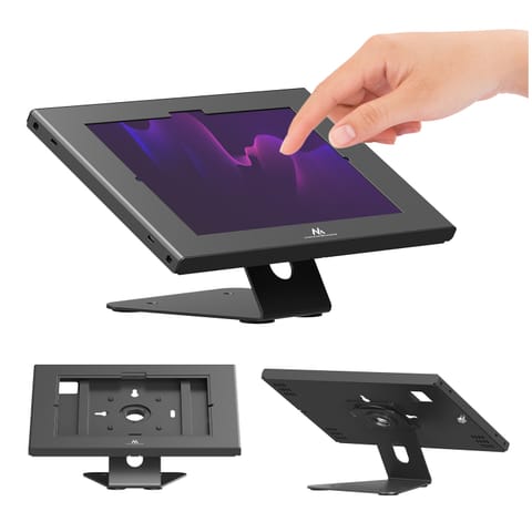 ⁨Uchwyt reklamowy do tabletu Maclean, z blokadą. 10.9"-11", iPad Air/ Pro, Samsung Tab A&S Series, 220x323x22mm, MC-957 B⁩ w sklepie Wasserman.eu