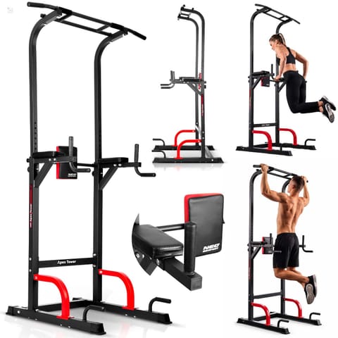⁨Drążek do podciągania dipów wolnostojący stabilny udźwig 150 kg Neo-Sport 130200⁩ w sklepie Wasserman.eu