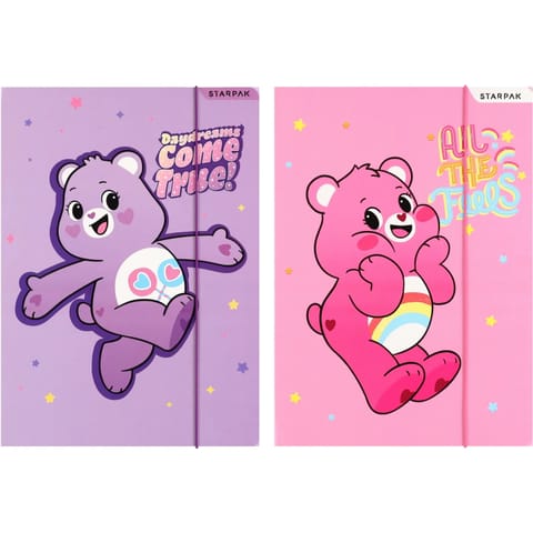 ⁨Teczka z gumką A4 CARE BEARS mix 583296 STARPAK⁩ w sklepie Wasserman.eu