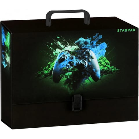 ⁨Teczka z rączką A4 9cm PAD GAMER 583313 STARPAK⁩ w sklepie Wasserman.eu