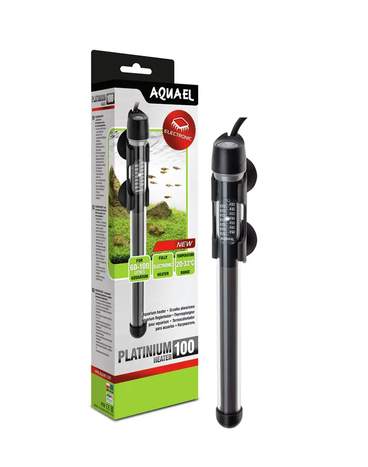AQUAEL grzałka do akwarium platinium heater 100W 121217 w sklepie Wasserman.eu