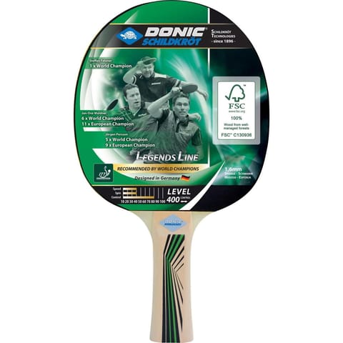 ⁨RAKIETKA DO TENISA STOŁOWEGO LEGENDS 400 FSC DONIC⁩ w sklepie Wasserman.eu