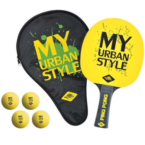 ⁨RAKIETKA DO TENISA STOŁOWEGO POKROWIEC 3 PIŁECZKI SET MY URBAN STYLE DONIC⁩ w sklepie Wasserman.eu