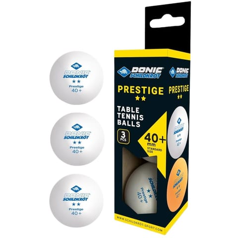 ⁨PIŁECZKI DO TENISA STOŁOWEGO 2- STAR PRESTIGE POLY 40 BIAŁE 3SZT DONIC⁩ w sklepie Wasserman.eu
