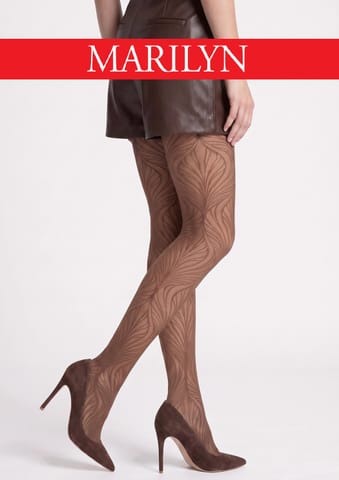 ⁨RAJSTOPY MARILYN ALLURE I002 (kolor CHOCOLATE, rozmiar XL)⁩ w sklepie Wasserman.eu