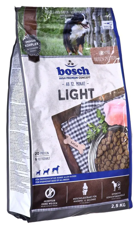 ⁨BOSCH Light 2,5kg - sucha karma dla psa⁩ w sklepie Wasserman.eu