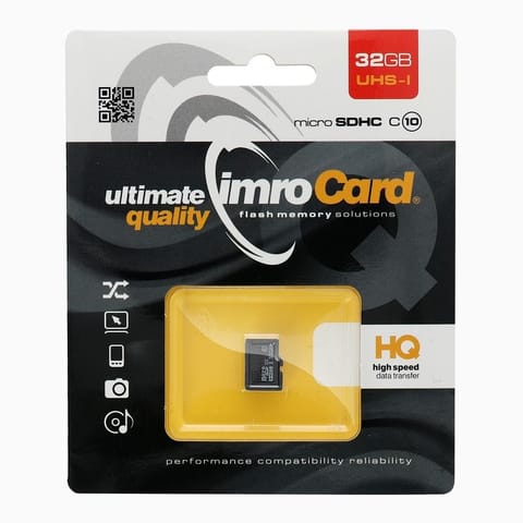 ⁨IMRO 10/32G UHS-I memory card 32 GB MicroSDHC Class 10⁩ at Wasserman.eu