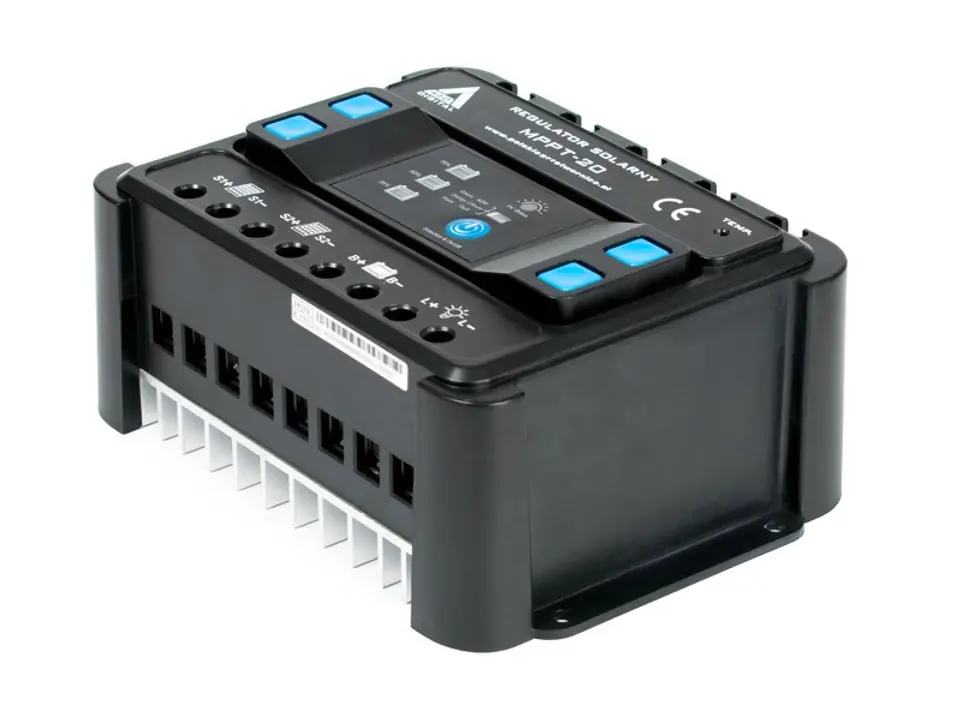 Solarny regulator ładowania MPPT 12/24 - 20A w sklepie Wasserman.eu