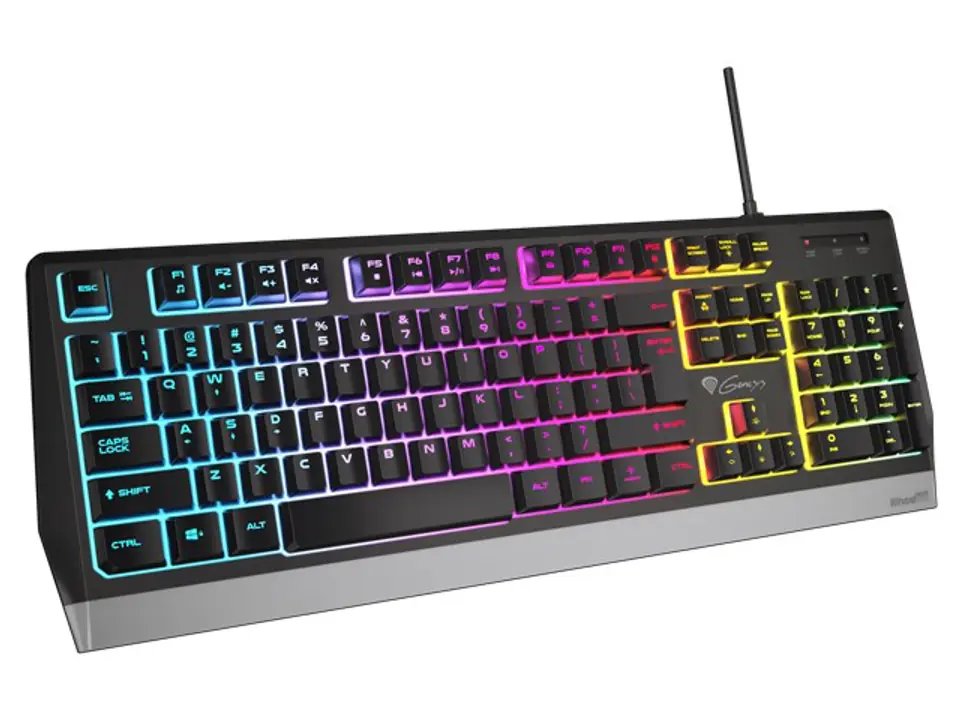 ⁨GENESIS KLAWIATURA GAMINGOWA RHOD 300 RGB US NKG-1528⁩ w sklepie Wasserman.eu