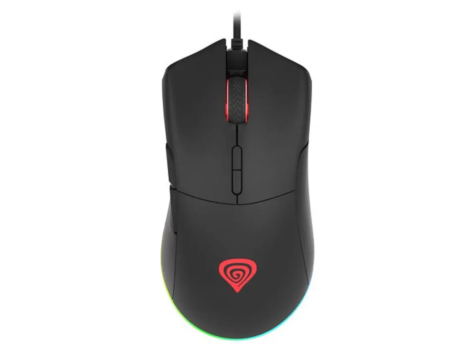 ⁨GENESIS MYSZ DLA GRACZY KRYPTON 290 6400DPI RGB CZARNA NMG-1771⁩ w sklepie Wasserman.eu