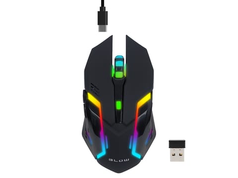 ⁨Mysz optyczna bezprzewodowa BLOW 2,4G⁩ w sklepie Wasserman.eu