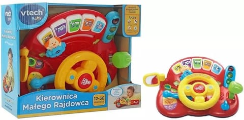 ⁨Steering wheel of the Little Racer 60482 VTECH p6⁩ at Wasserman.eu
