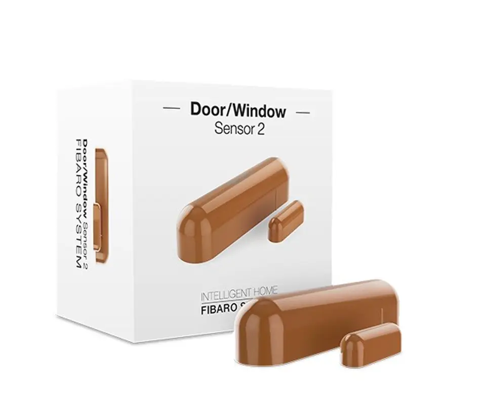 ⁨Fibaro FGDW-002-5 ZW5 door/window sensor Wireless Brown⁩ at Wasserman.eu