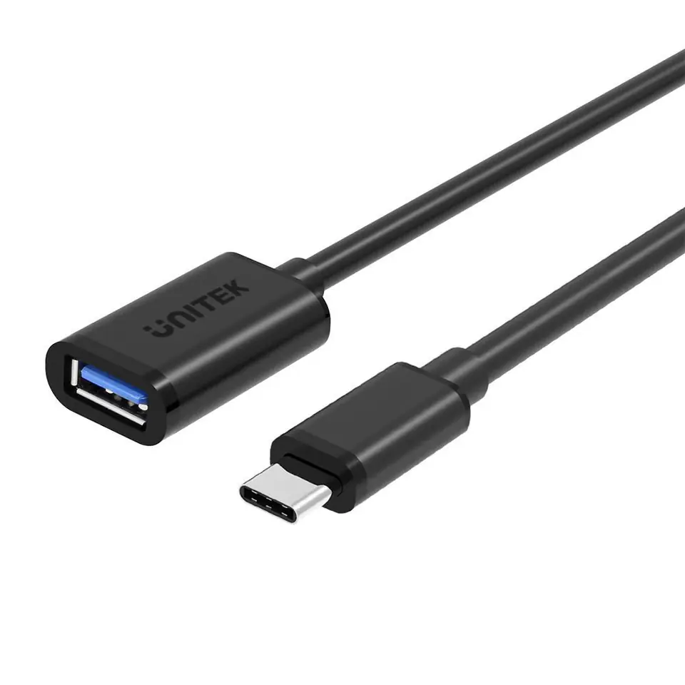 ⁨UNITEK ADAPTER USB TYP-C - USB A, M/F, 0,15M⁩ w sklepie Wasserman.eu