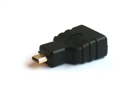 ⁨Adapter SAVIO CL-17 (HDMI M - Micro HDMI F; kolor czarny)⁩ w sklepie Wasserman.eu