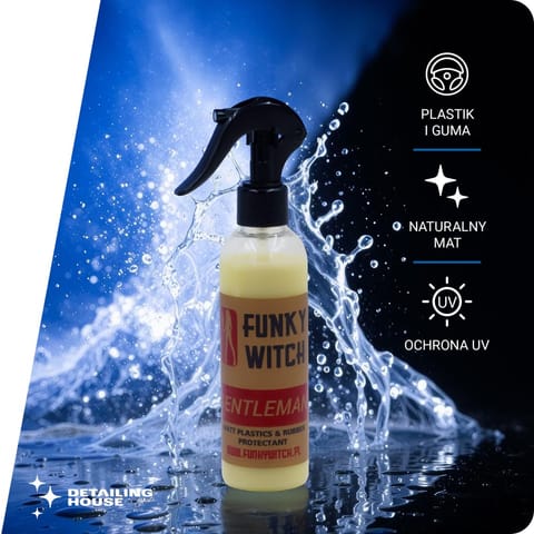 ⁨Funky Witch Gentleman 215ml - zabezpiecza kokpit, elementy plastikowe oraz gumowe⁩ w sklepie Wasserman.eu