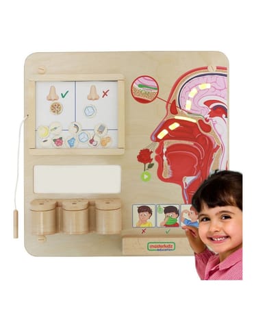 ⁨MASTERKIDZ Tablica Edukacyjna Zmysł Węchu Montessori⁩ w sklepie Wasserman.eu