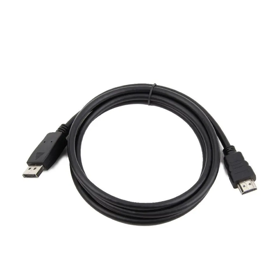 ⁨Gembird CC-DP-HDMI-1M DisplayPort to HDMI cable (not bi-directional), 1m, black⁩ at Wasserman.eu