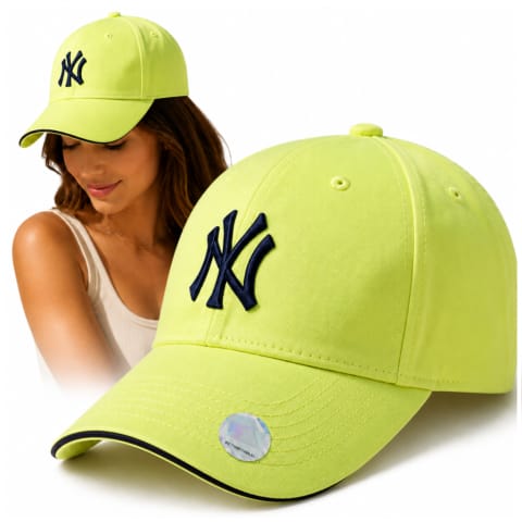 ⁨Czapka New York Yankees NY Żólta unisex Baseballówka Regulowana MLB⁩ w sklepie Wasserman.eu