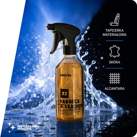 ⁨Innovacar X2 Fabrics&Leather 500ml - produkt do czyszczenia tapicerki i skóry⁩ w sklepie Wasserman.eu
