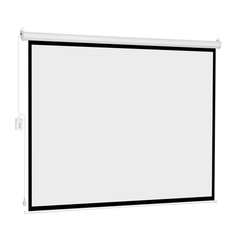 ⁨Ekran projekcyjny sufitowy z napędem elektrycznym Cabletech 200x150cm 100"⁩ w sklepie Wasserman.eu