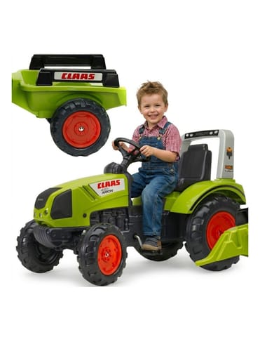 ⁨Falk Traktor na Pedały Claas z Przyczepą Duży Ciągnik Zabawka 3+⁩ w sklepie Wasserman.eu