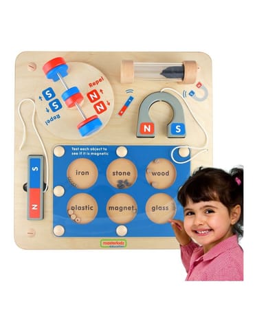 ⁨MASTERKIDZ Nauka o Przyciąganiu Magnetycznym - Ścienna Tablica Edukacyjna Flex Montessori⁩ w sklepie Wasserman.eu
