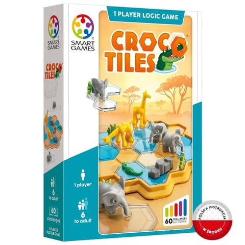 ⁨Smart Games Croco Tiles (ENG) IUVI Games⁩ w sklepie Wasserman.eu