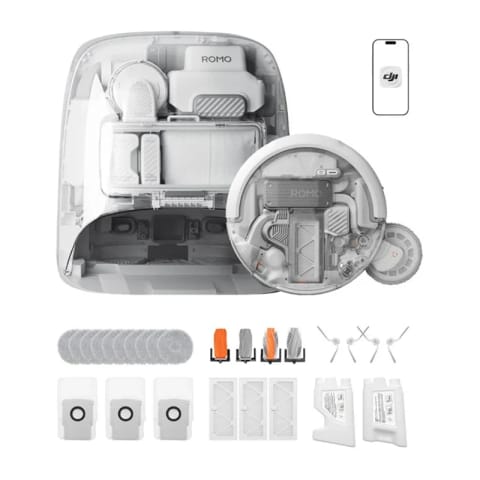 ⁨Robot sprzątający DJI Romo P2 Clean More Combo⁩ w sklepie Wasserman.eu
