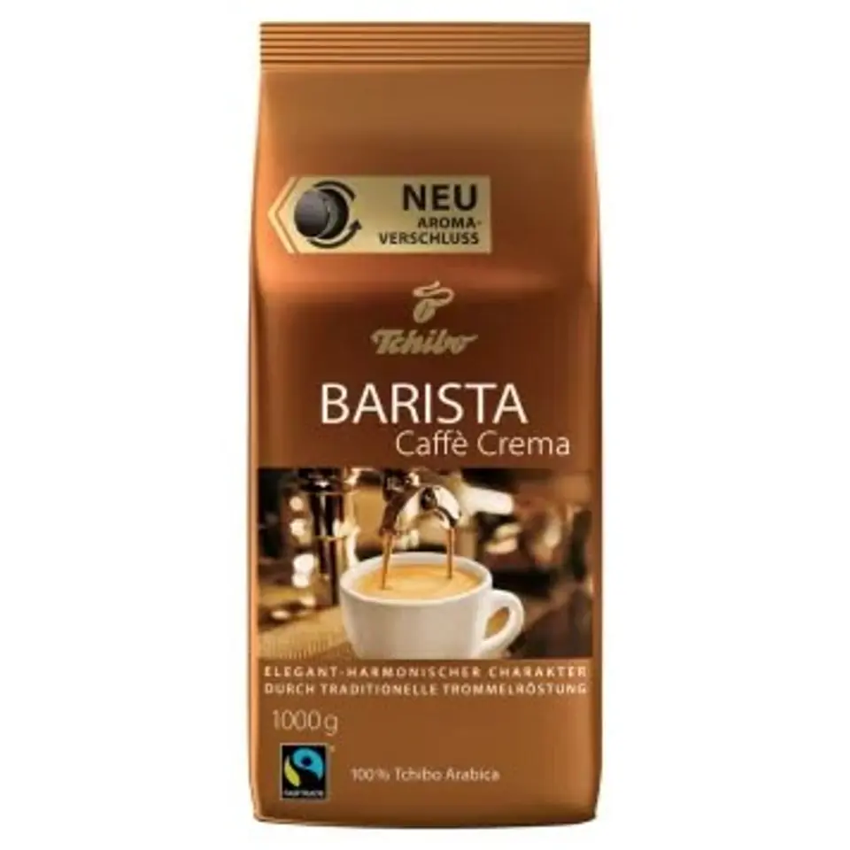 ⁨Kawa Tchibo Barista Caffe Crema 1KG ziarnista⁩ w sklepie Wasserman.eu