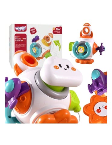 ⁨WOOPIE BABY Piłka Kosmiczna Rakieta 6w1 Montessori 18m+⁩ w sklepie Wasserman.eu