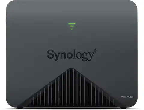 ⁨Synology MR2200AC wireless router Gigabit Ethernet Dual-band (2.4 GHz / 5 GHz) 4G Black⁩ at Wasserman.eu