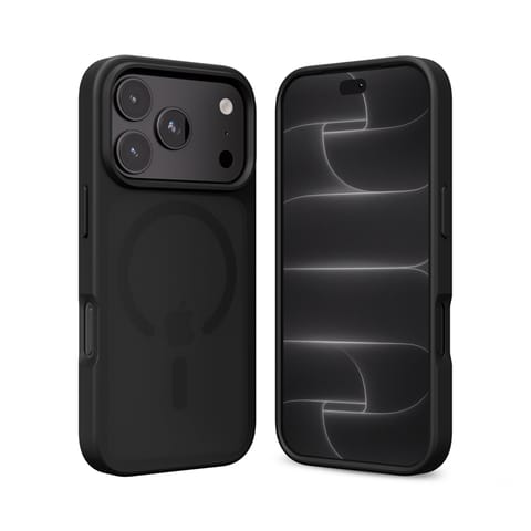 ⁨Crong Hybrid Matte Magnetic - Etui MagSafe iPhone 18 Pro Max / 17 Pro Max (czarny)⁩ w sklepie Wasserman.eu