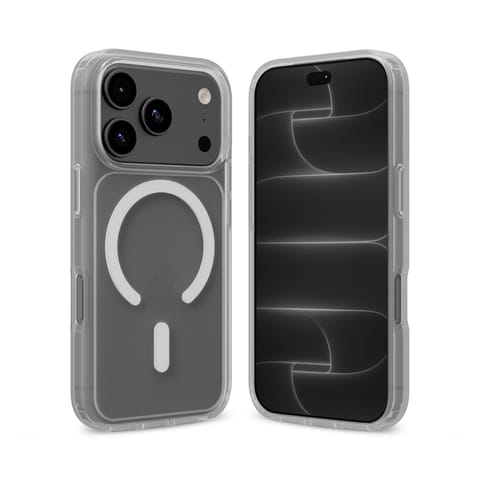 ⁨Crong Hybrid Matte Magnetic - Etui MagSafe iPhone 18 Pro Max / 17 Pro Max (biały)⁩ w sklepie Wasserman.eu