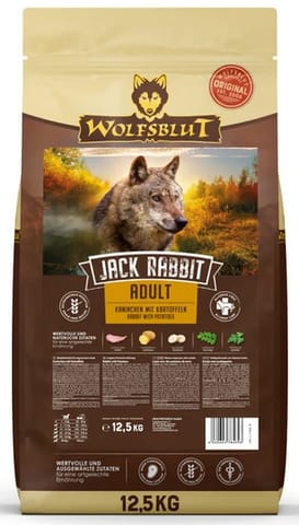 ⁨Wolfsblut Dog Jack Rabbit rabbit, hare and sweet potatoes 12,5kg⁩ at Wasserman.eu