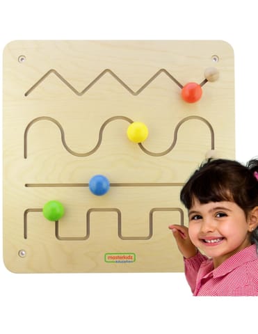 ⁨MASTERKIDZ Tablica Przesuwna Mała Motoryka Montessori⁩ w sklepie Wasserman.eu
