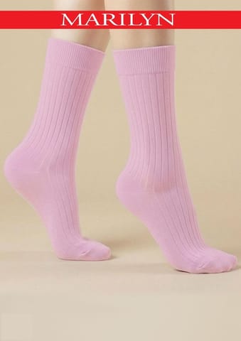 ⁨SKARPETY MARILYN COTTON CLASSIC LONG (kolor light blue, rozmiar 36-40)⁩ w sklepie Wasserman.eu