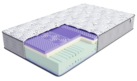⁨Materac piankowy BRILLANTE 4 rodzaje wysokiej jakości pianek, pokrowiec do prania - 140 x 200 - H4 twardy / H3 średnio twardy - 26 cm⁩ w sklepie Wasserman.eu