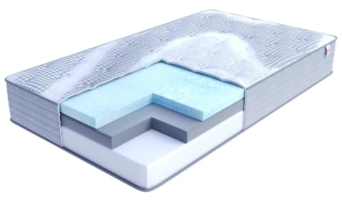 ⁨Materac piankowy ARCTIC ELITE 3 rodzaje wysokiej jakości pianek, pokrowiec do prania - 120 x 200 - H3 średnio twardy / H5 bardzo twardy - 28 cm⁩ w sklepie Wasserman.eu