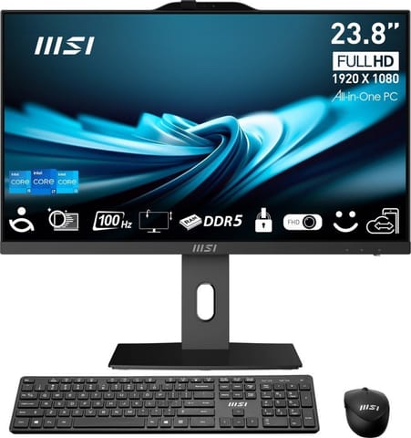 ⁨Komputer All-in-One MSI PRO AP242P 14M-1096XEU (23.8"/i7-14700/integ/16GB/SSD1TB/Czarny)⁩ w sklepie Wasserman.eu