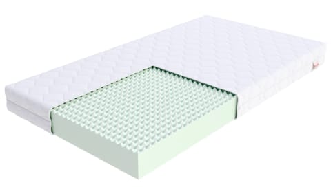 ⁨Materac piankowy EASY Strefowa pianka poliuretanowa, pokrowiec do prania - 180 x 200 - H3 średnio twardy - 12 cm⁩ w sklepie Wasserman.eu