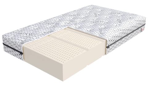 ⁨Materac lateksowy VALORE Lateks perforowany, pokrowiec do prania - 80 x 200 - H2 średnio miękki - 19 cm⁩ w sklepie Wasserman.eu