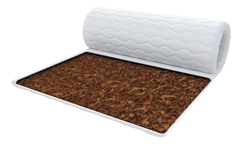 ⁨Nakładka na materac KOKOS Kokos, pokrowiec do prania - 200 x 200 - H4 twardy - 1 cm⁩ w sklepie Wasserman.eu