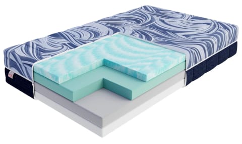 ⁨Materac piankowy DREAMER LUX 4 rodzaje wysokiej jakości pianek, pokrowiec do prania - 200 x 200 - H4 twardy / H3 średnio twardy - 31 cm⁩ w sklepie Wasserman.eu