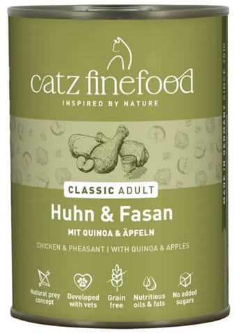 ⁨Catz Finefood Classic N.15 Chicken and Pheasant can 400g⁩ at Wasserman.eu
