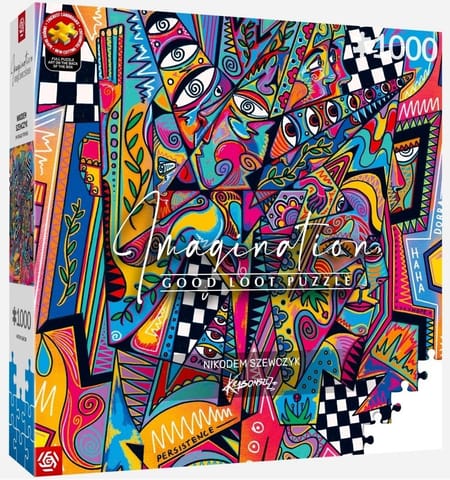 ⁨Puzzle 1000 I'm really trying⁩ w sklepie Wasserman.eu