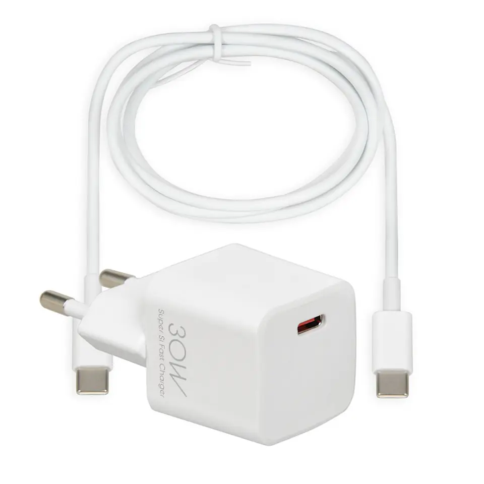 ⁨Travel charger I-BOX C-38 PD30W, white⁩ at Wasserman.eu