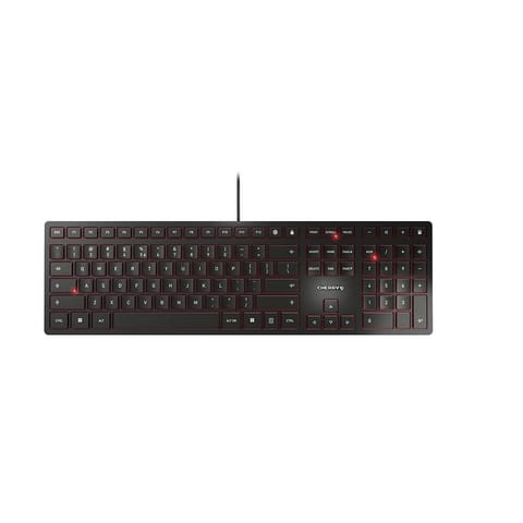 ⁨Cherry KC 6000 SLIM BLACK Corded⁩ w sklepie Wasserman.eu