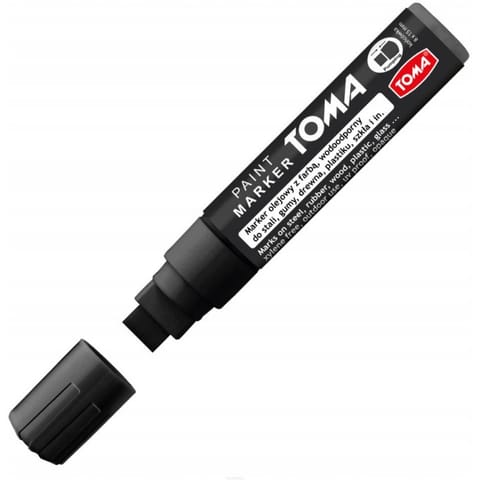 ⁨Marker olejowy JUMBO czarny 15x8mm TO-443 TOMA⁩ w sklepie Wasserman.eu